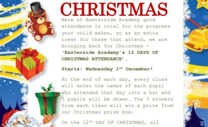 Image of The '12 Days of Christmas Attendance' Returns! 